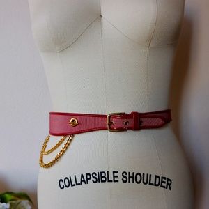 VINTAGE FABRIC CHAIN BELT